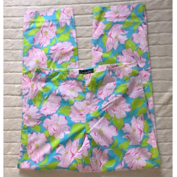 Ralph Lauren Pants - Lauren Ralph Lauren Floral Print Pants Size 2